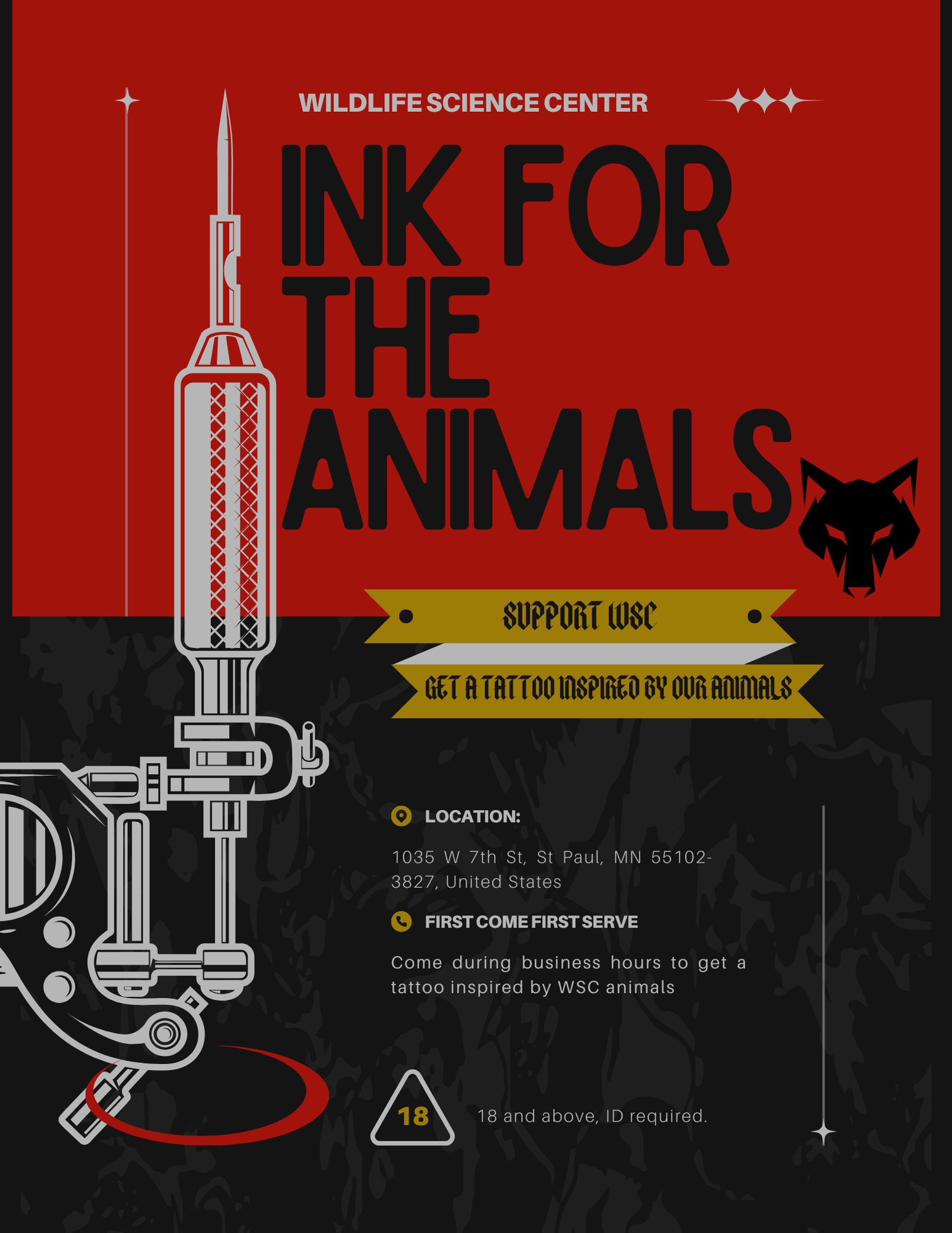 Ink for the Animals — Wildlife Science Center